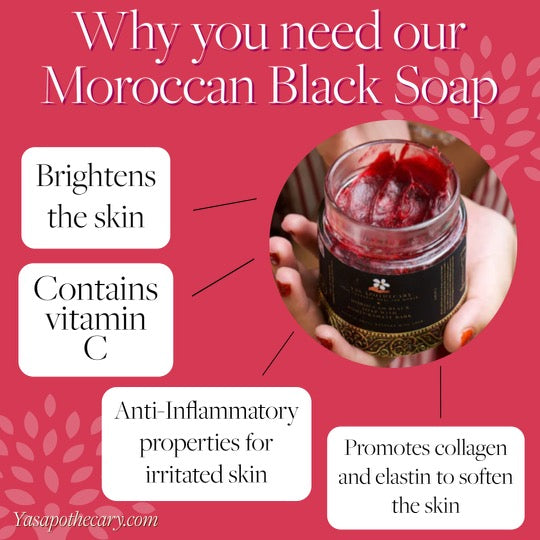 Health benefits the Moroccan Black Soap can provide when used