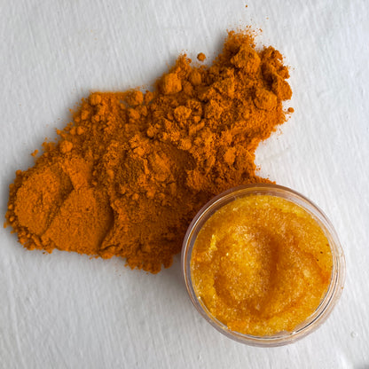 Turmeric and Carrot Sugar Scrub